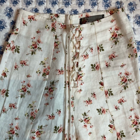 Reformation high waisted pant and crop top set - Picture 2 of 4